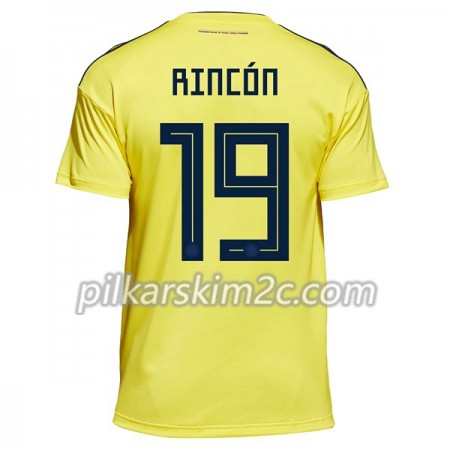 Koszulka Kolumbia Rincon 19 Główna Mistrzostwa Świata 2018 - Koszulki Piłkarskie